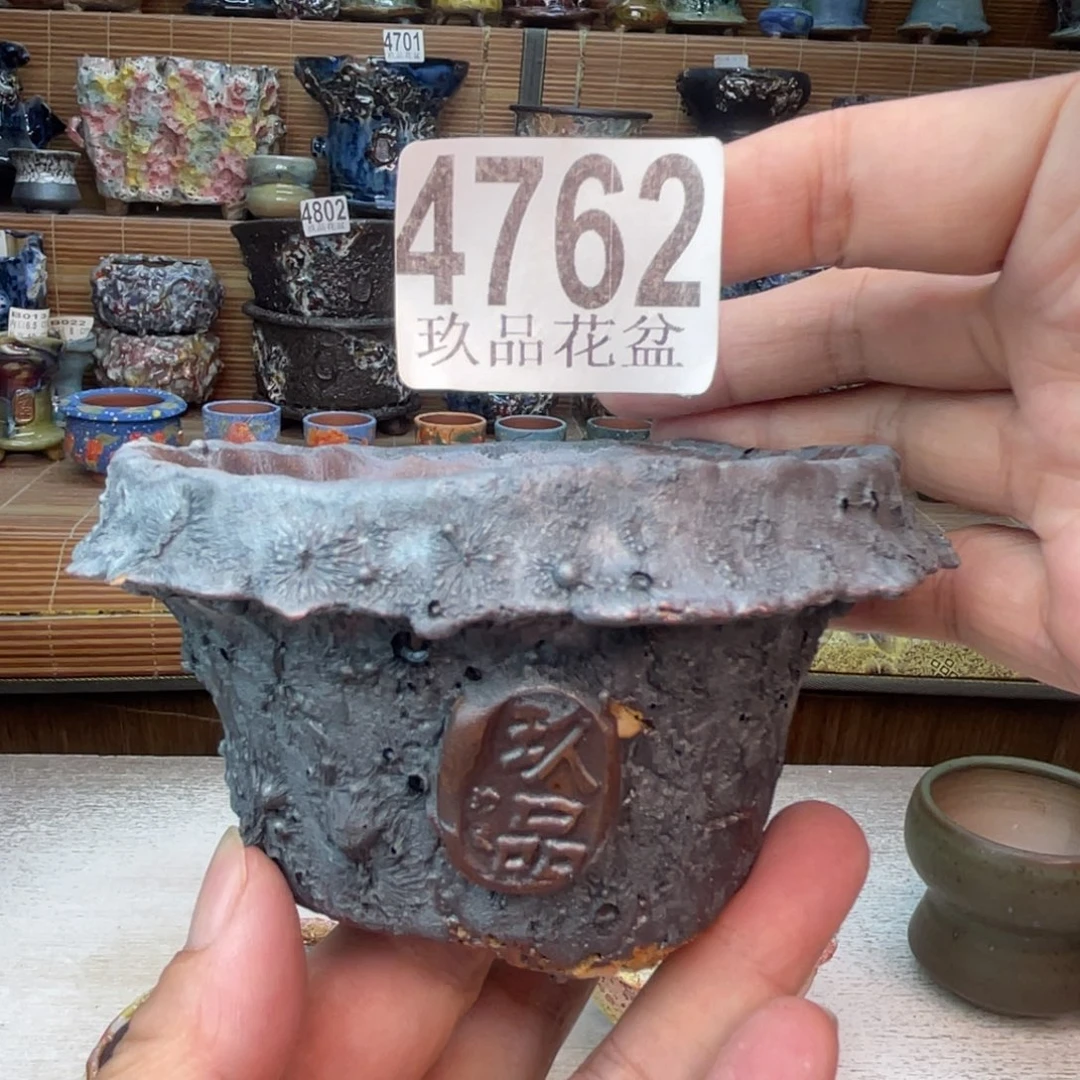 景德镇陶瓷手工花盆默认瑕疵