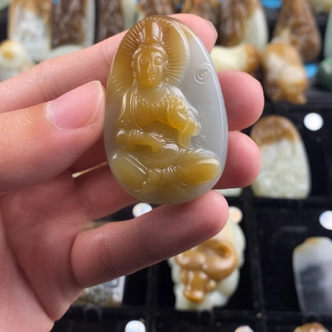 和田玉挂件未镶嵌