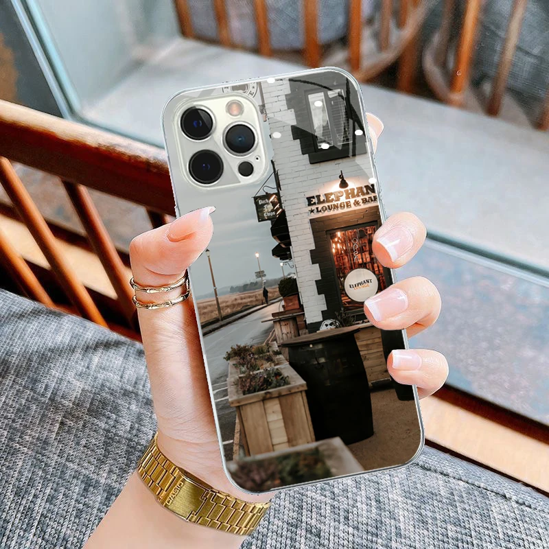 适用于多系列的透明软质卡通生活碎片玻璃防摔手机壳全包外壳