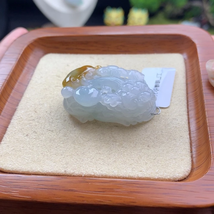 翡翠未镶嵌颈饰貔貅20