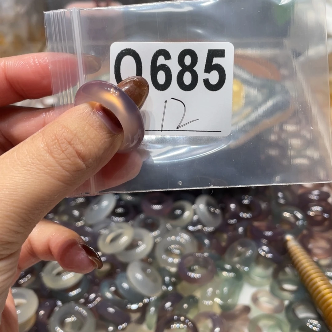 玛瑙/玉髓未镶嵌戒指685