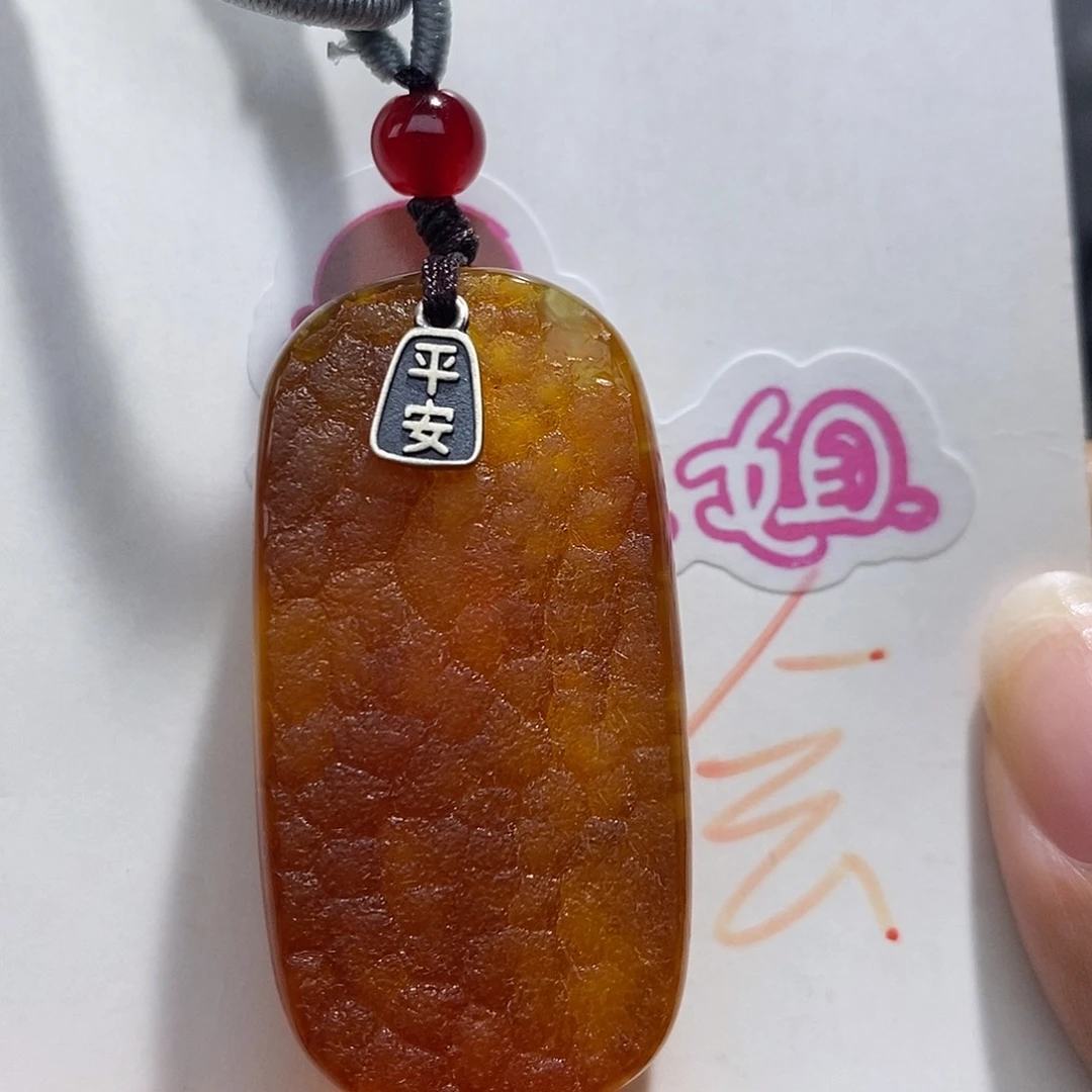 定制琥珀14K金镶嵌蜜蜡