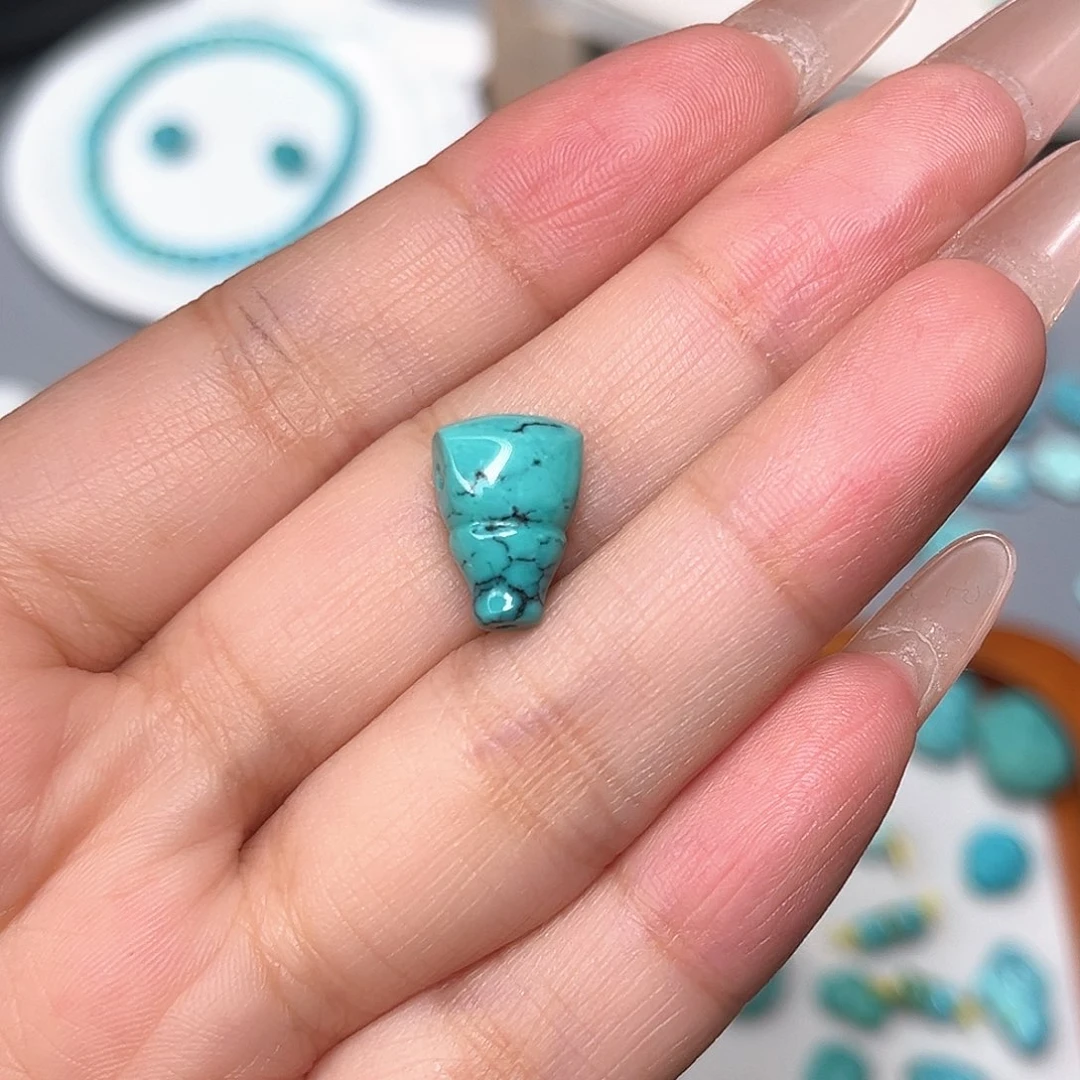 未镶嵌绿松石珠宝半成品