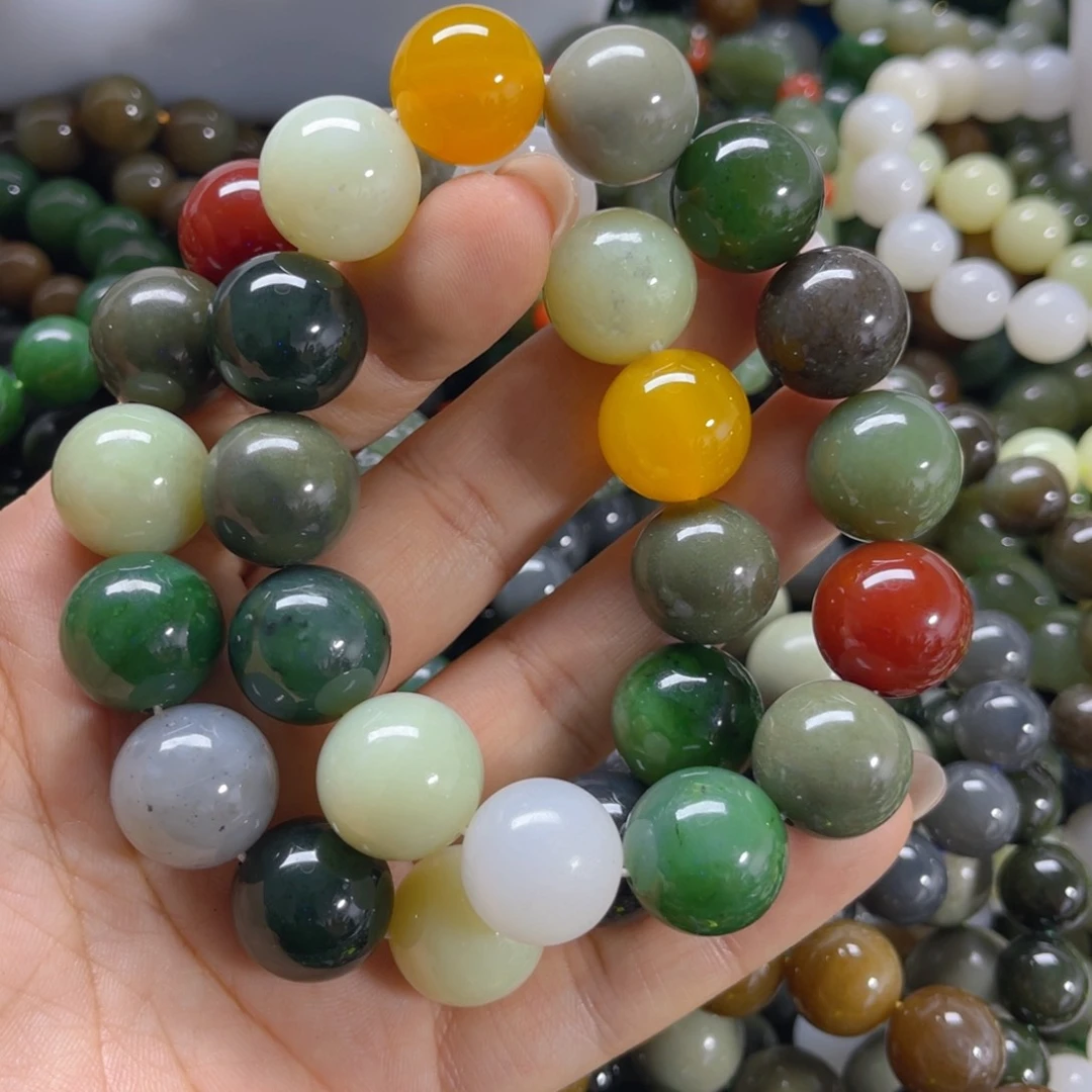 手链未镶嵌和田玉多样性