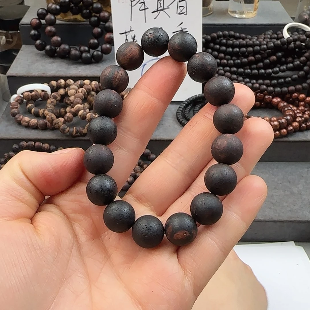 降真香手串/手链1.2紫棋高油高密上品香