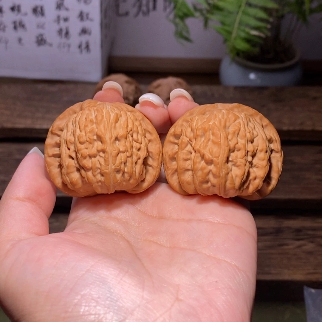 曾***"吊坠文玩核桃全品43+白狮子2010