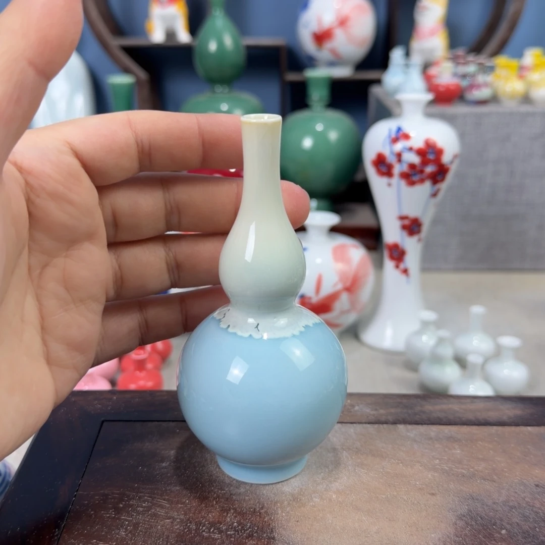 陶瓷手工小花器摆件