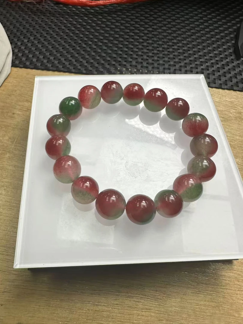 12mm西瓜碧精美手串-280
