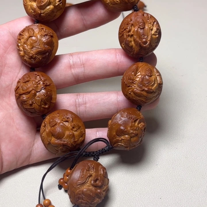 花****橄榄核手串十八罗汉