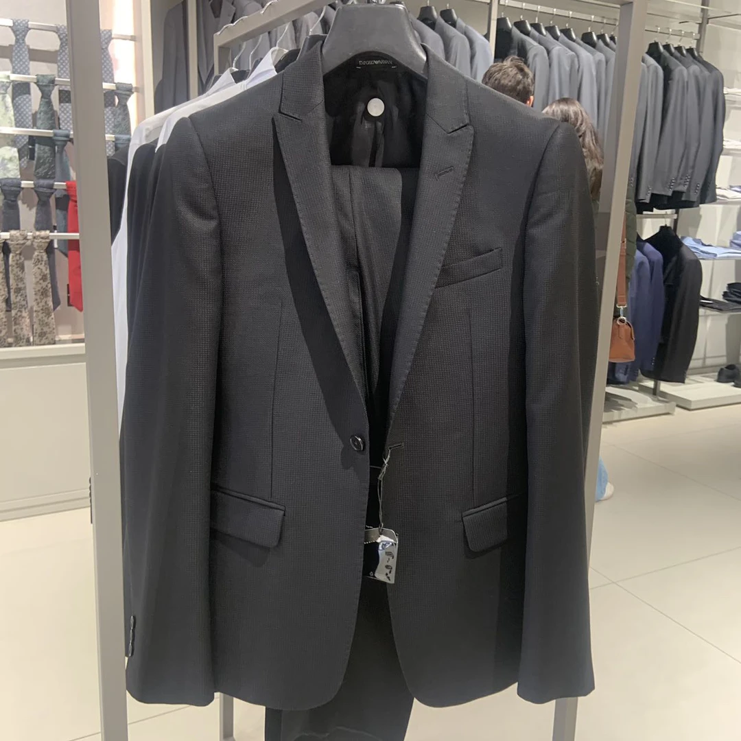 全新未使用 GIORGIO ARMANI/阿玛尼 男士外套EA套西