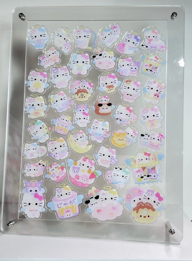 （清仓福福）异形亚克力DIY手工冰箱贴钥匙扣胸针配件片片