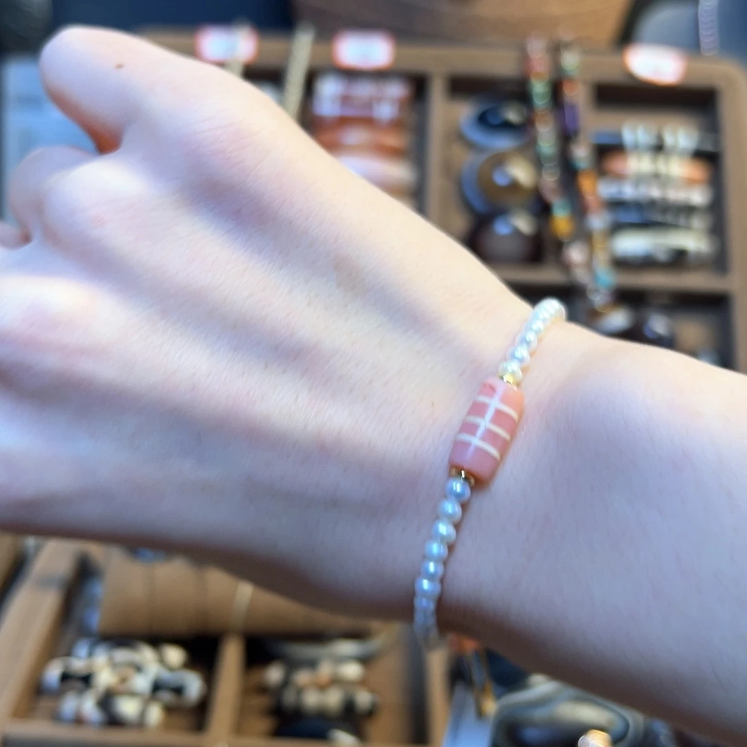 王***5石英石纯铜手串儿