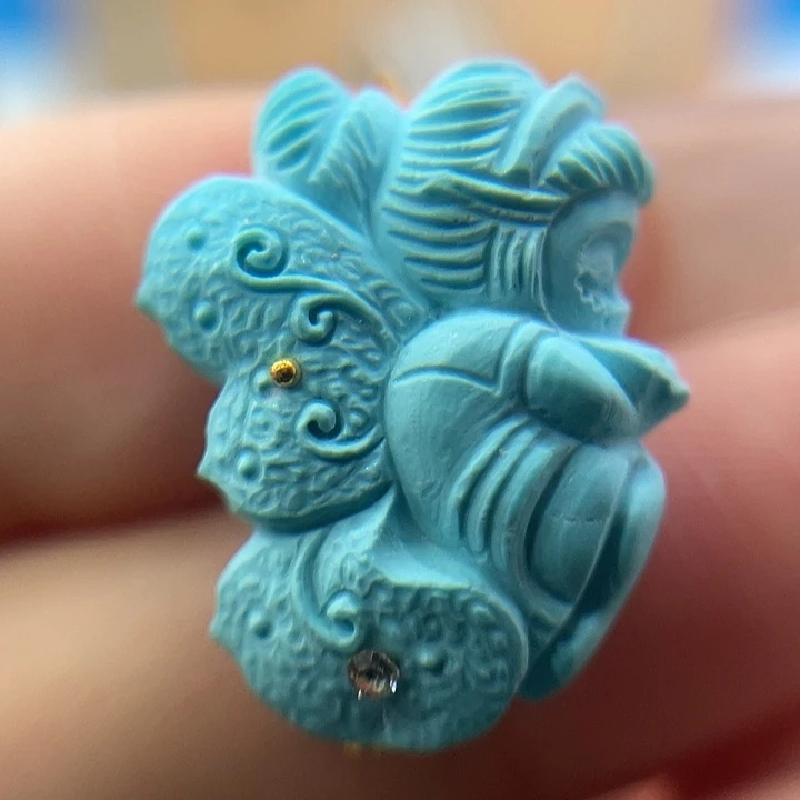 绿松石未镶嵌珠宝奇石