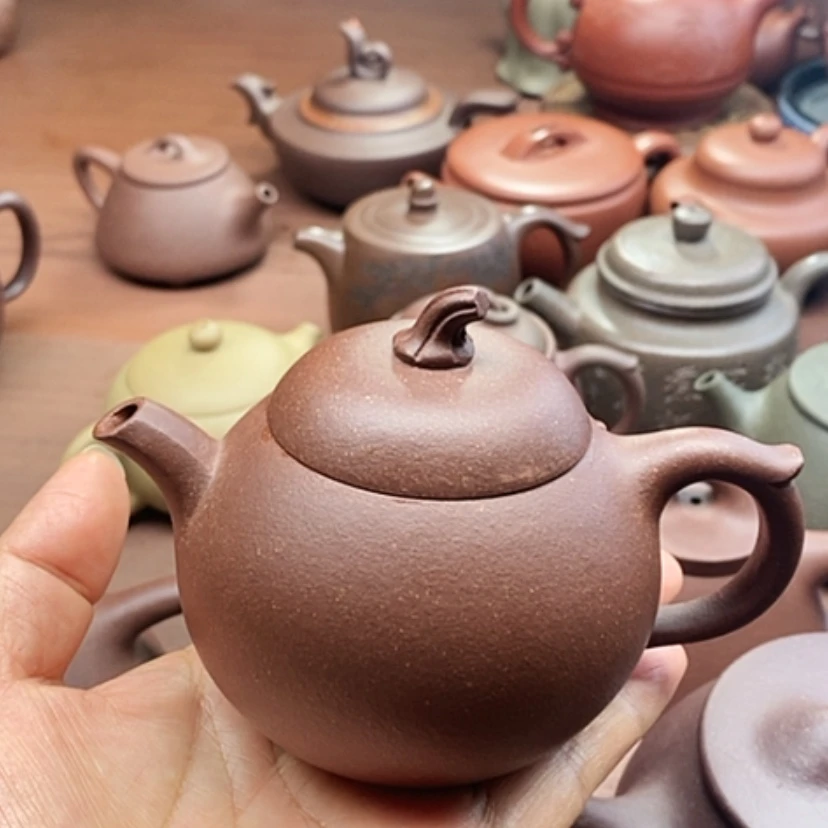 【闪购商品】紫砂茶壶叶***茶茄瓜180毫升