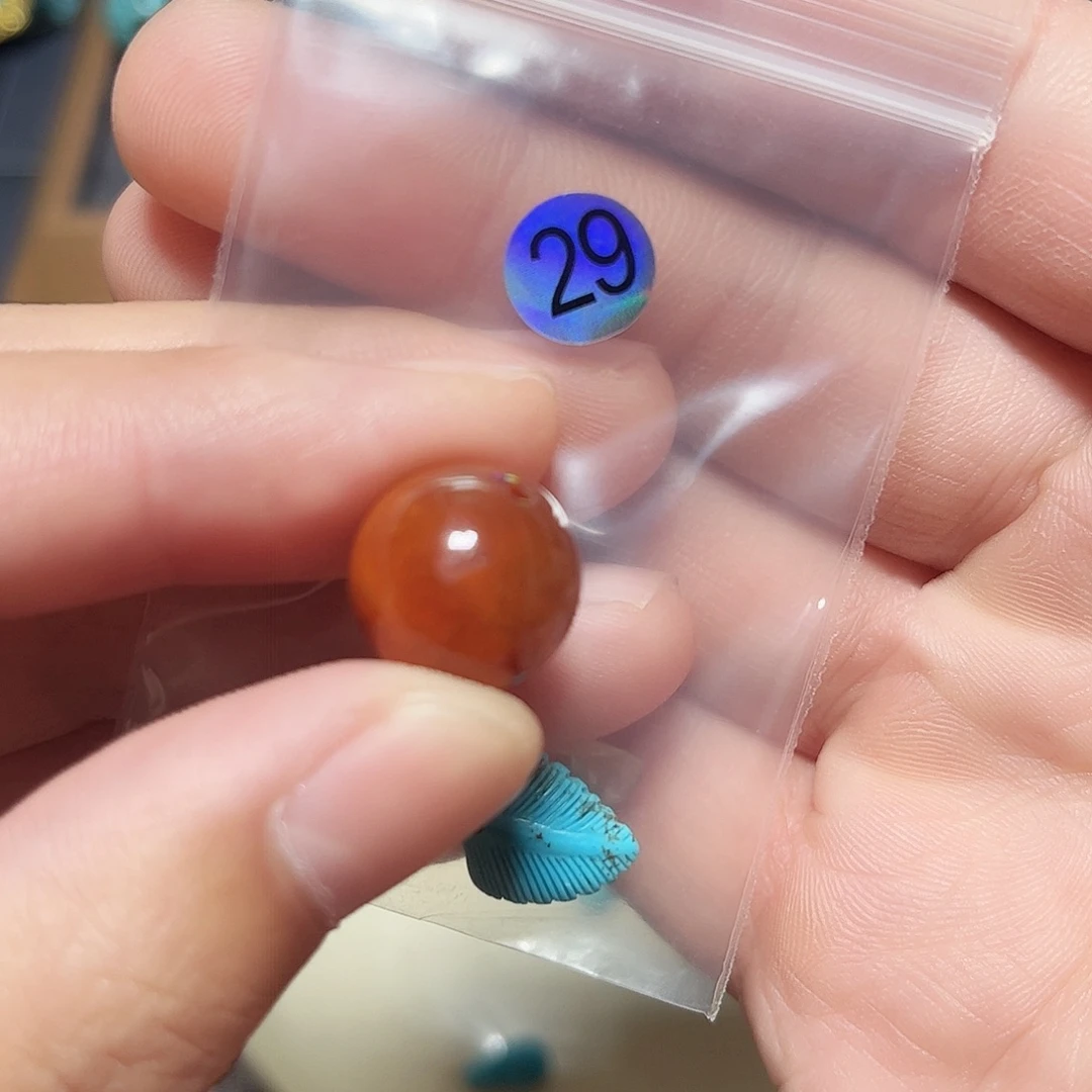 暮***野未镶嵌圆珠桶珠老型手串！！玛瑙/玉髓