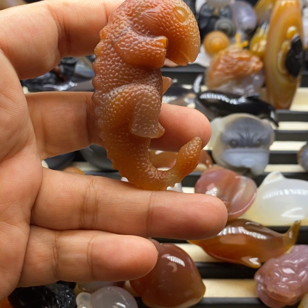 玛瑙/玉髓未镶嵌摆件手把件