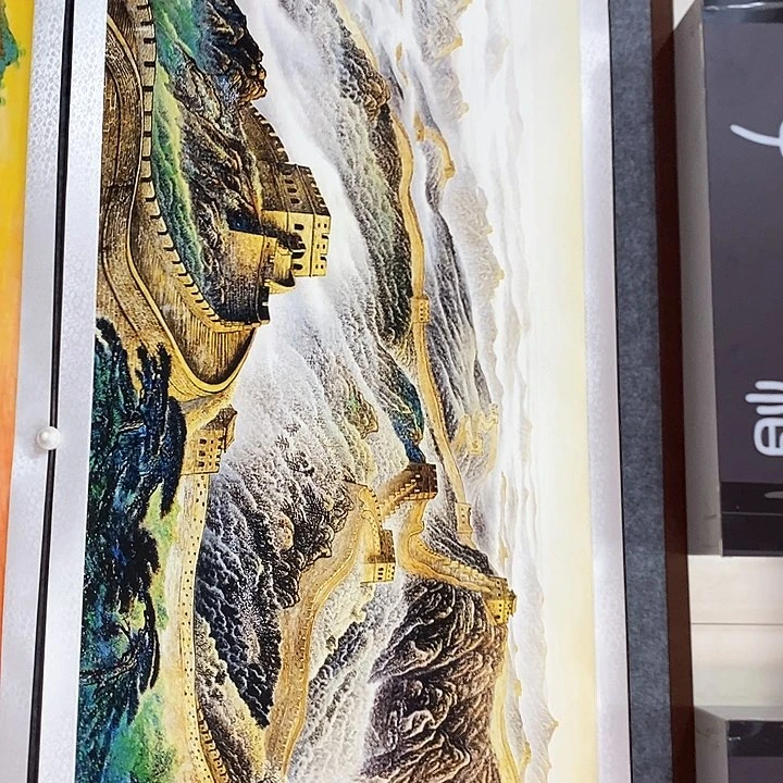 手工装裱国画作品复刻