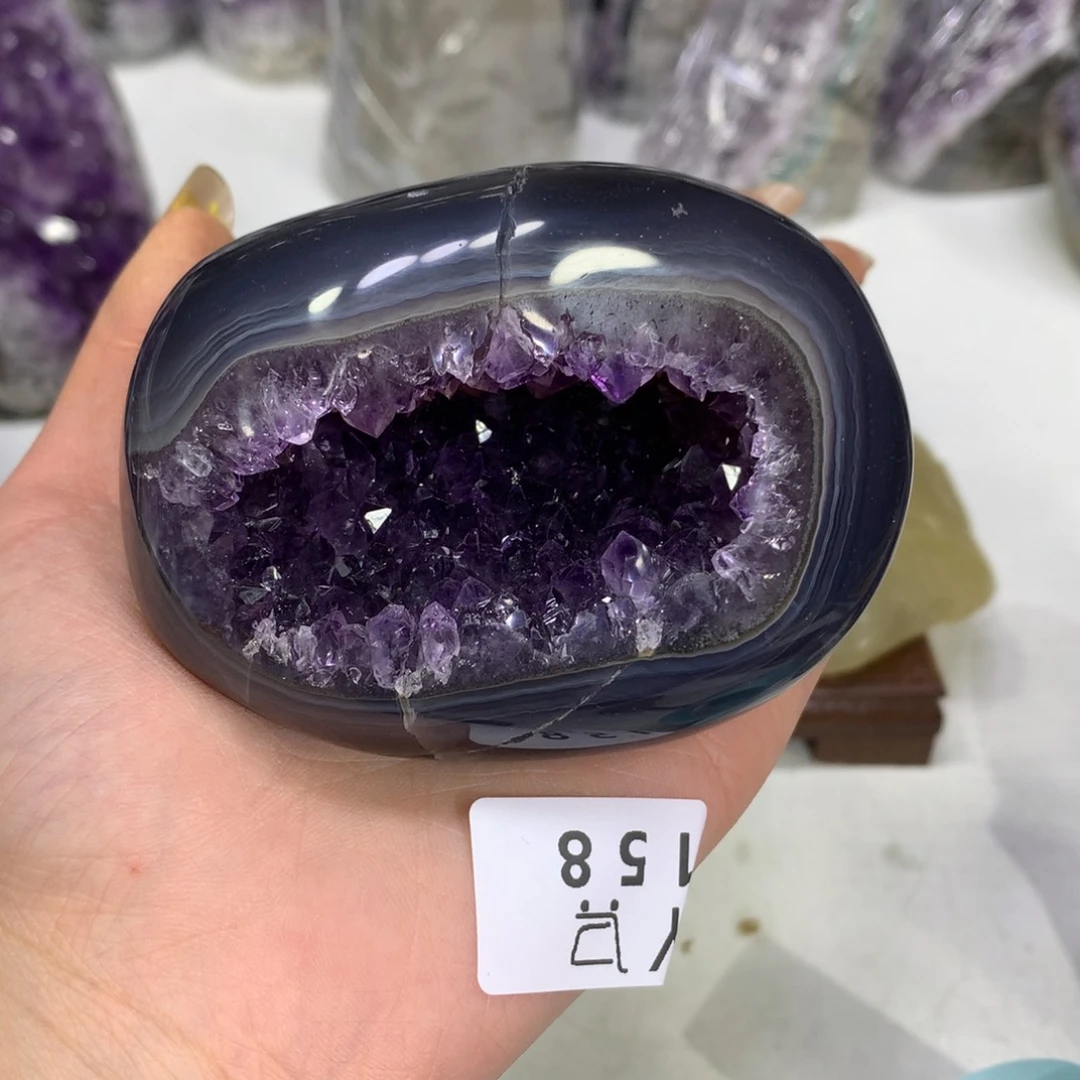 紫晶摆件未镶嵌水晶