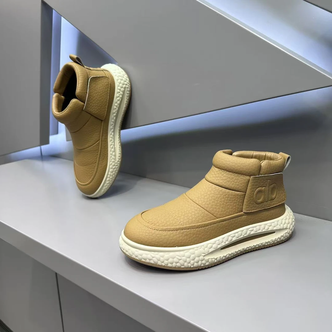 【皮鞋码】冬季加绒棉鞋厚底男士时尚休闲潮鞋百搭潮流舒适Jk29839