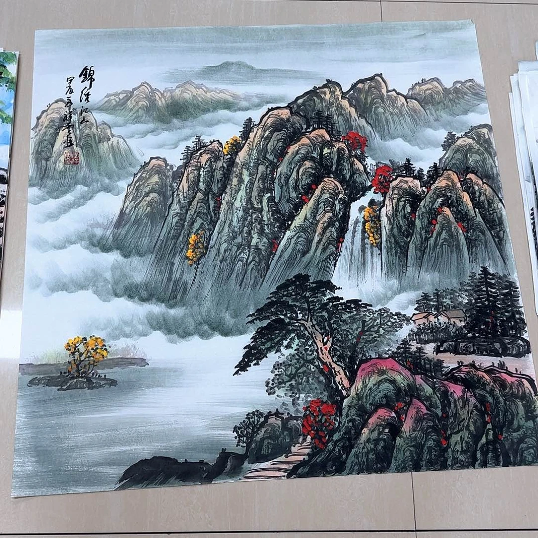 国画国画作品集一个