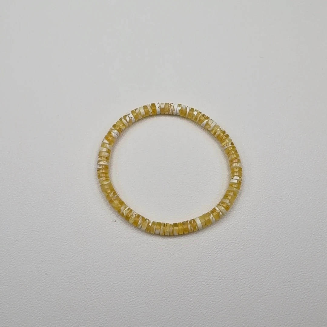 手链琥珀未镶嵌5.8mm精工药片