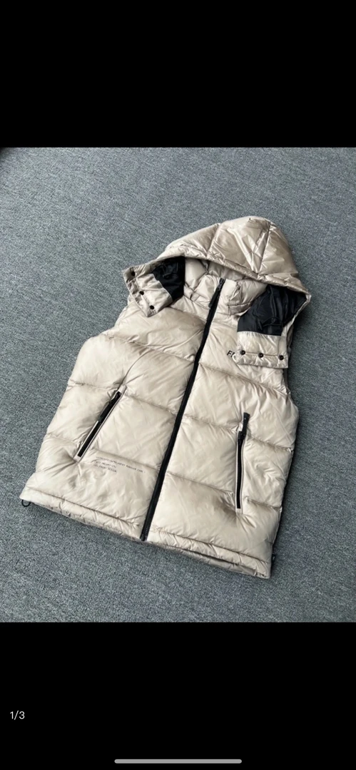 加厚羽绒马甲休闲时尚连帽无袖冬季宽松