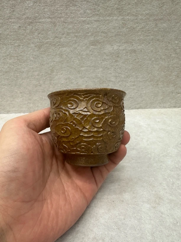 古法手作柴烧紫砂杯