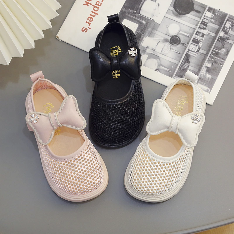 女童网面儿童公主小宝宝春秋新款夏季宝宝单鞋凉鞋软底玛丽珍童鞋