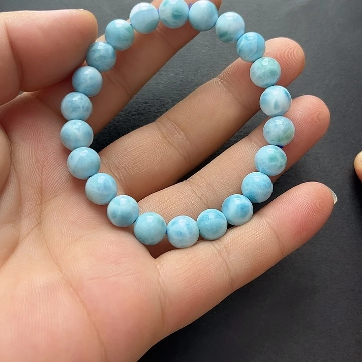 针钠钙石（海纹石）未镶嵌手链手串