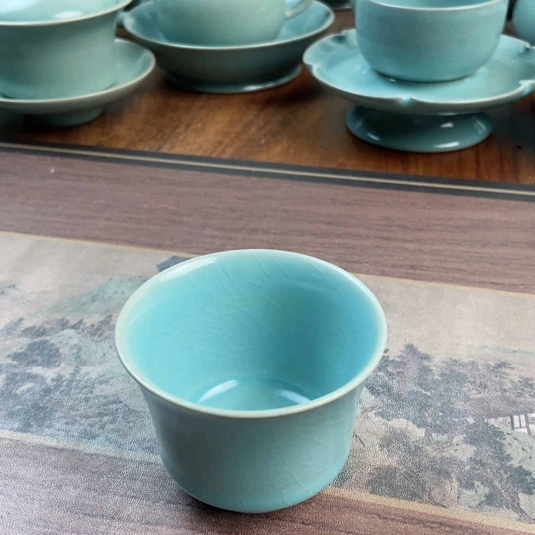 摆件原产地原矿汝瓷～茶器