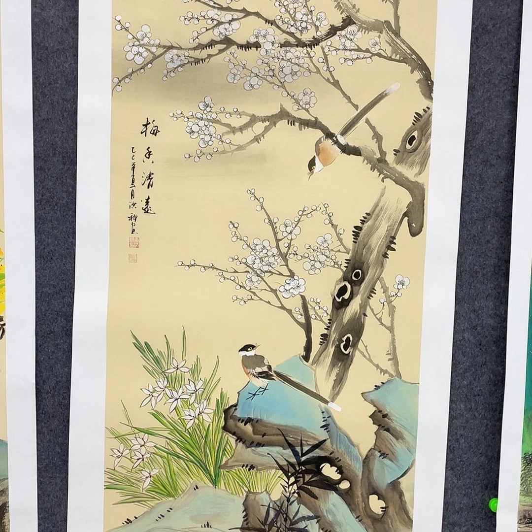 国画作品小姐姐放漏…