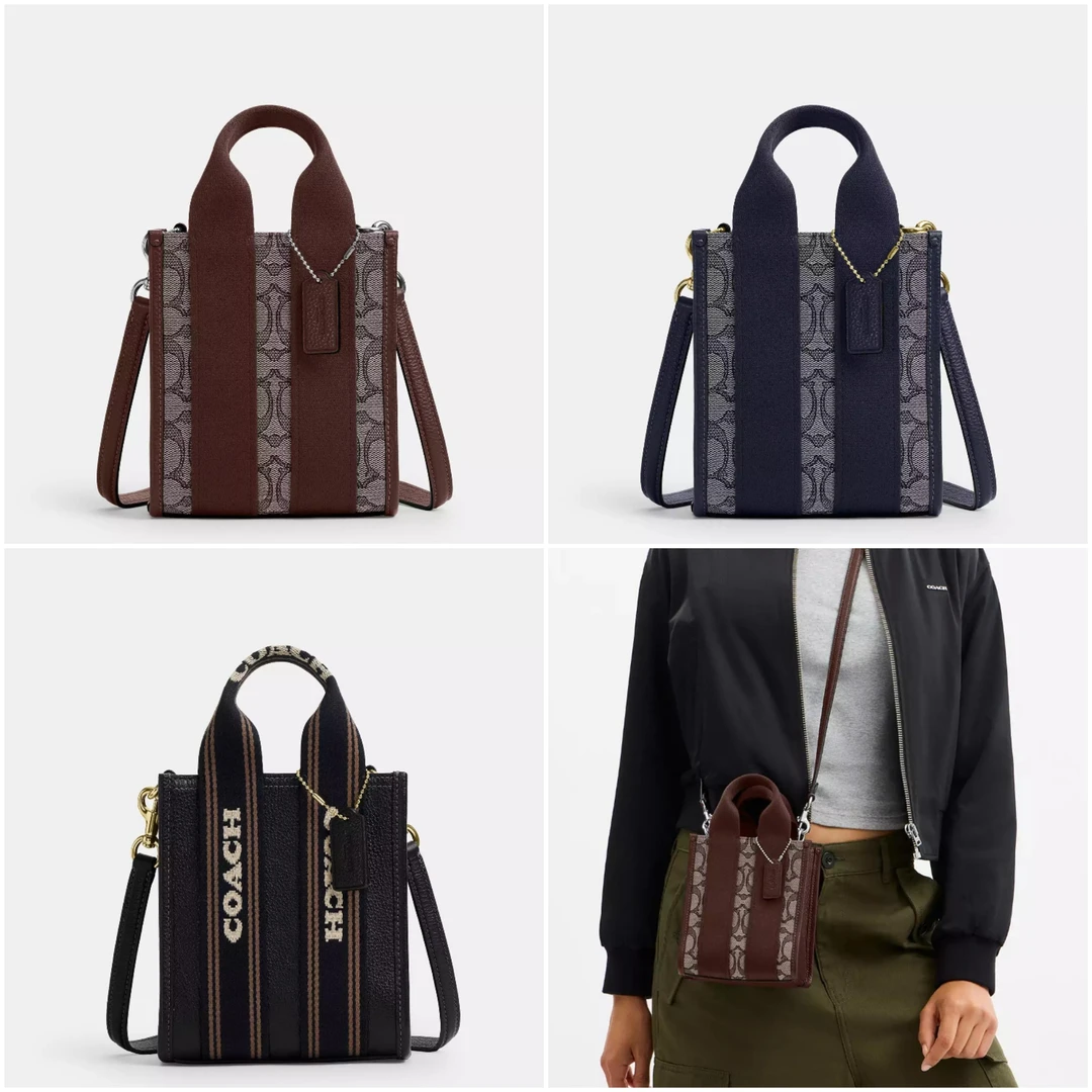COACH/蔻驰smith迷你托特包 琴谱 女士手提包长肩带可斜挎