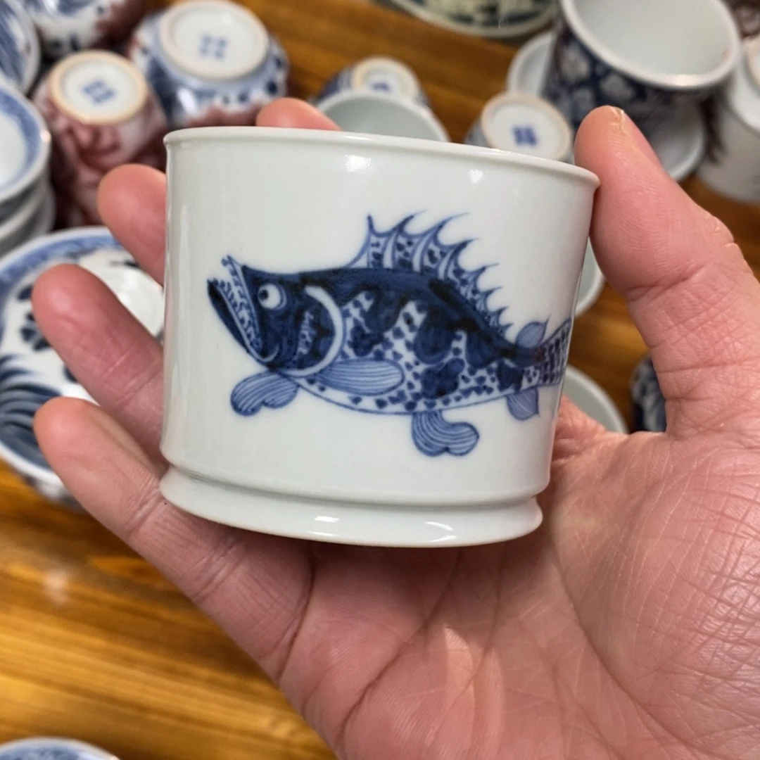 缸蟹**．景德镇手工手绘陶瓷