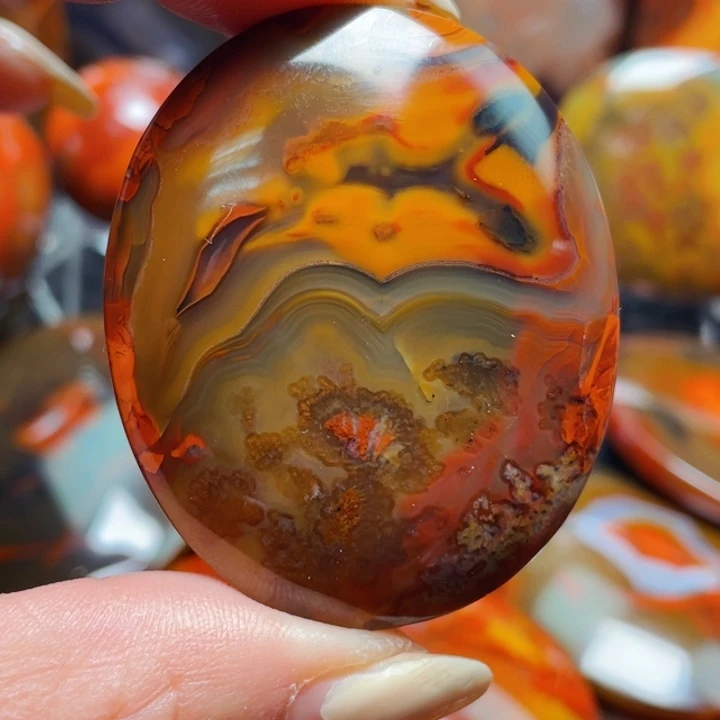 玛瑙/玉髓战国红玛瑙挂件未镶嵌