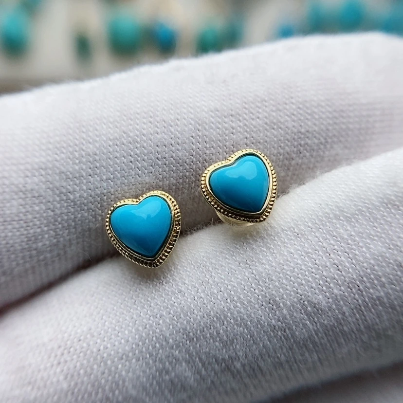 【闪购商品】绿松石配饰18K金镶嵌