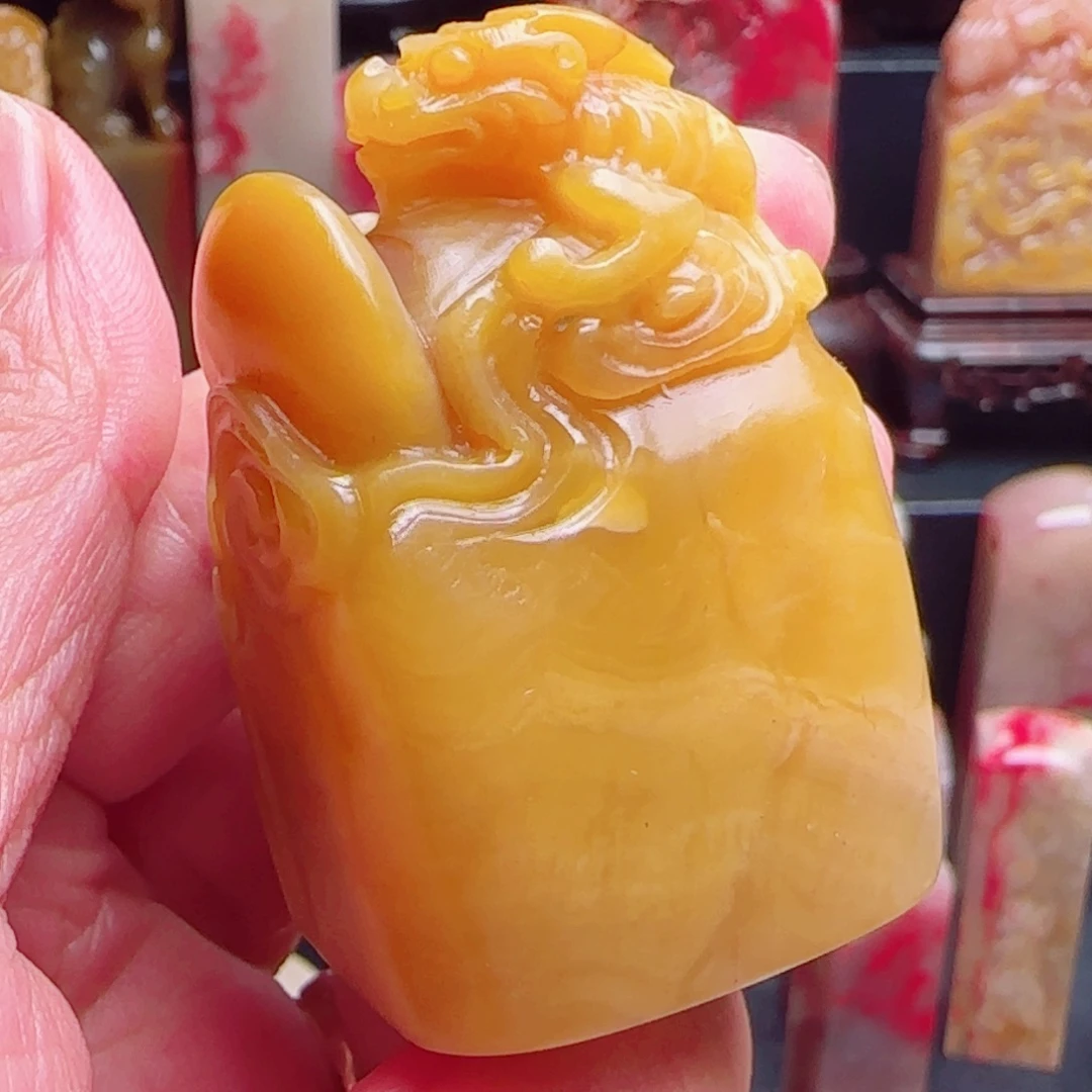 昌化石田黄石印章