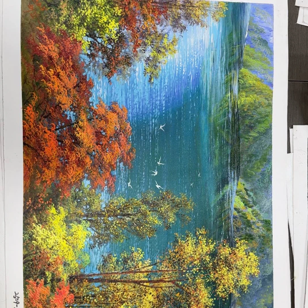 油画加油加油努力加油加油