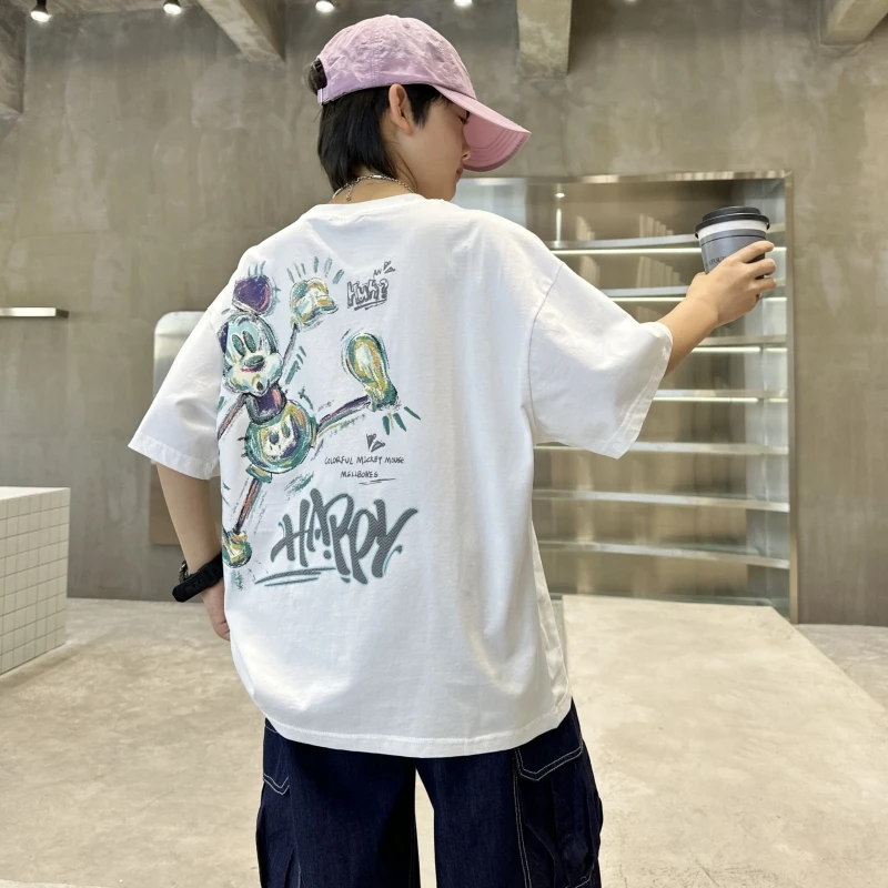 童装儿童夏季短袖T恤2025年新款男童夏装洋气帅气中大童衣服潮