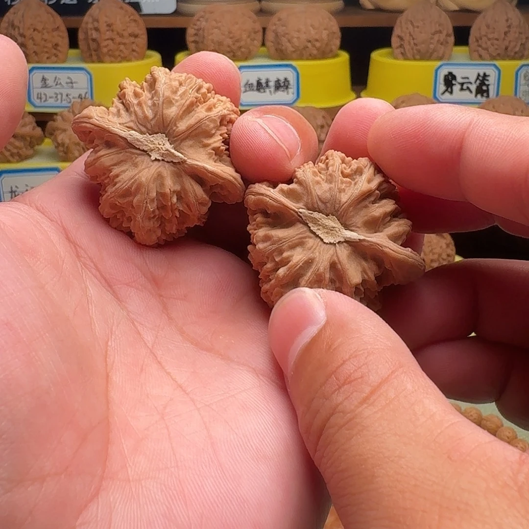 把件文玩核桃老款密纹40全品