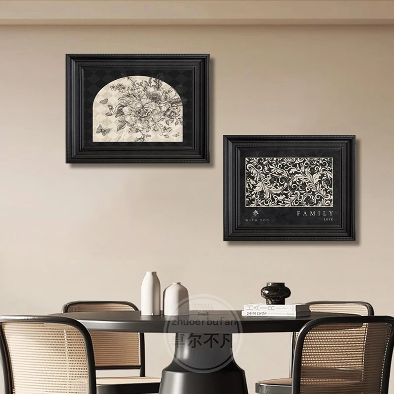 法式复古高级感电表箱装饰画2025新款遮挡装饰画配电箱盒遮丑挂画