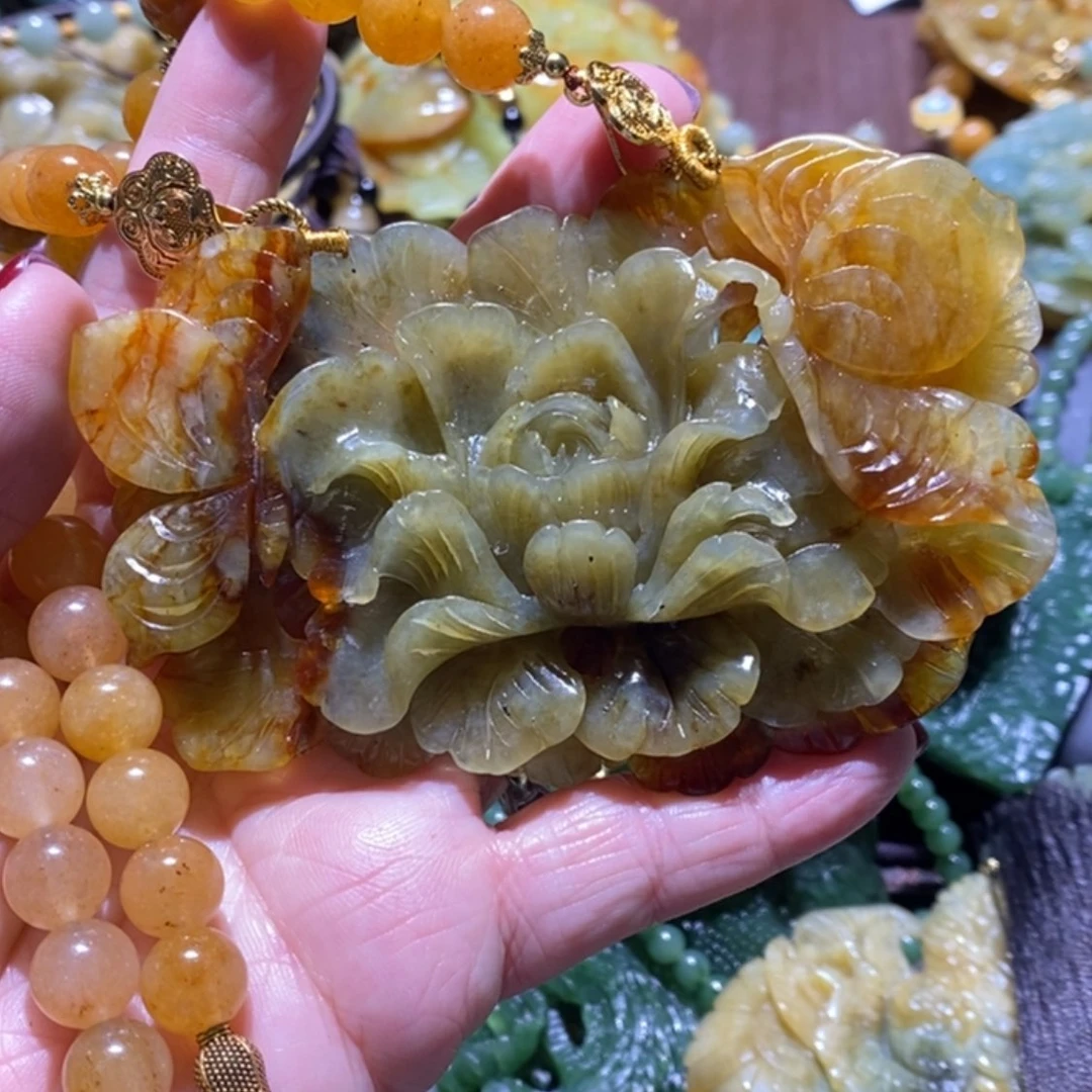 【闪购商品】岫玉毛衣链未镶嵌