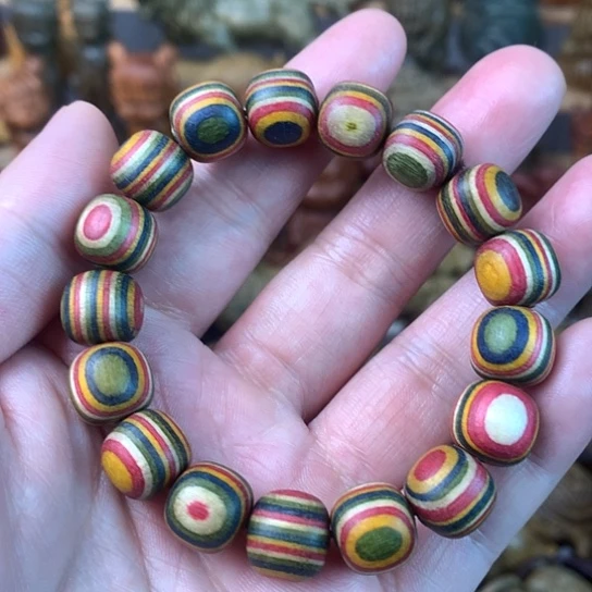 花梨木类彩虹木1.2手串