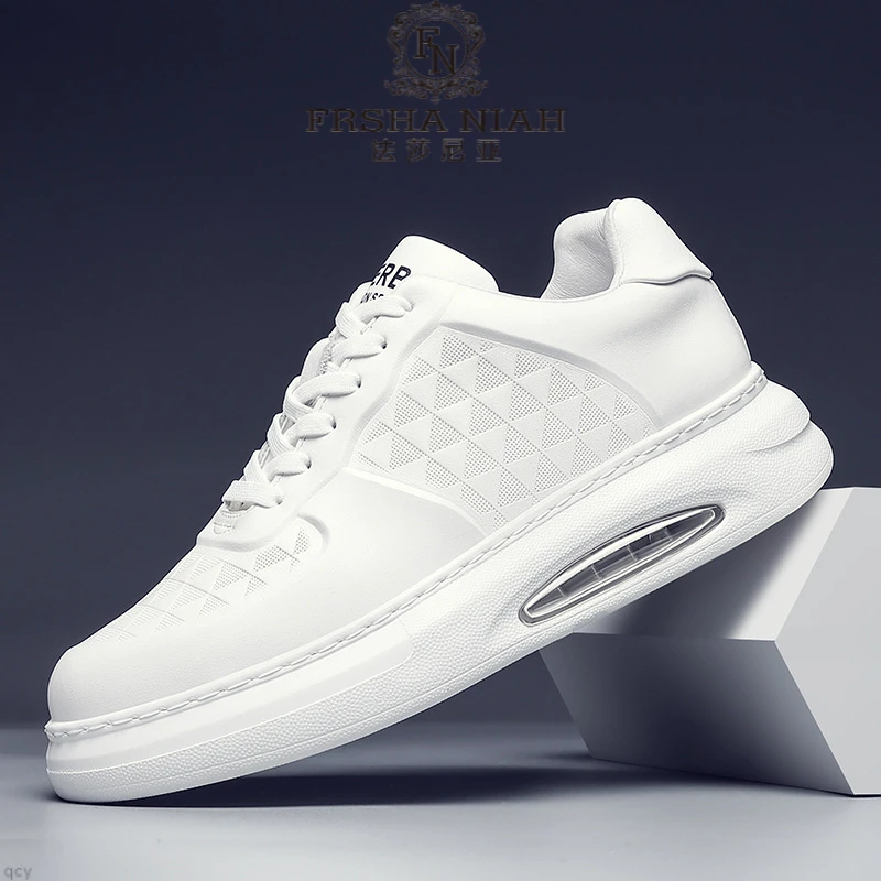 法莎尼亚男鞋夏季透气板鞋低帮小白鞋男款百搭男士休闲鞋时尚潮鞋