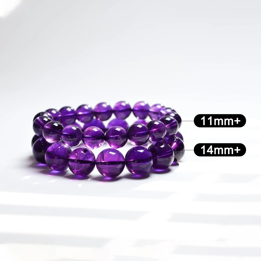 晶匠天然紫水晶手串多规格多样性发一 编号-X37777/X37775