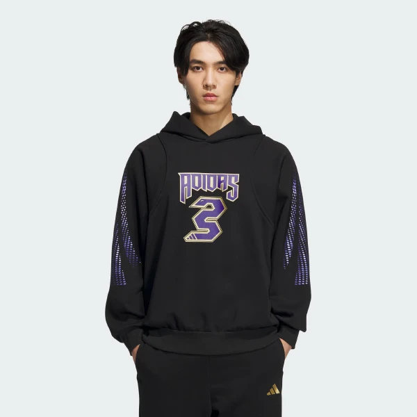 adidas/阿迪达斯 蛇年贺岁系列抓绒篮球运动宽松连帽卫衣 JM5682