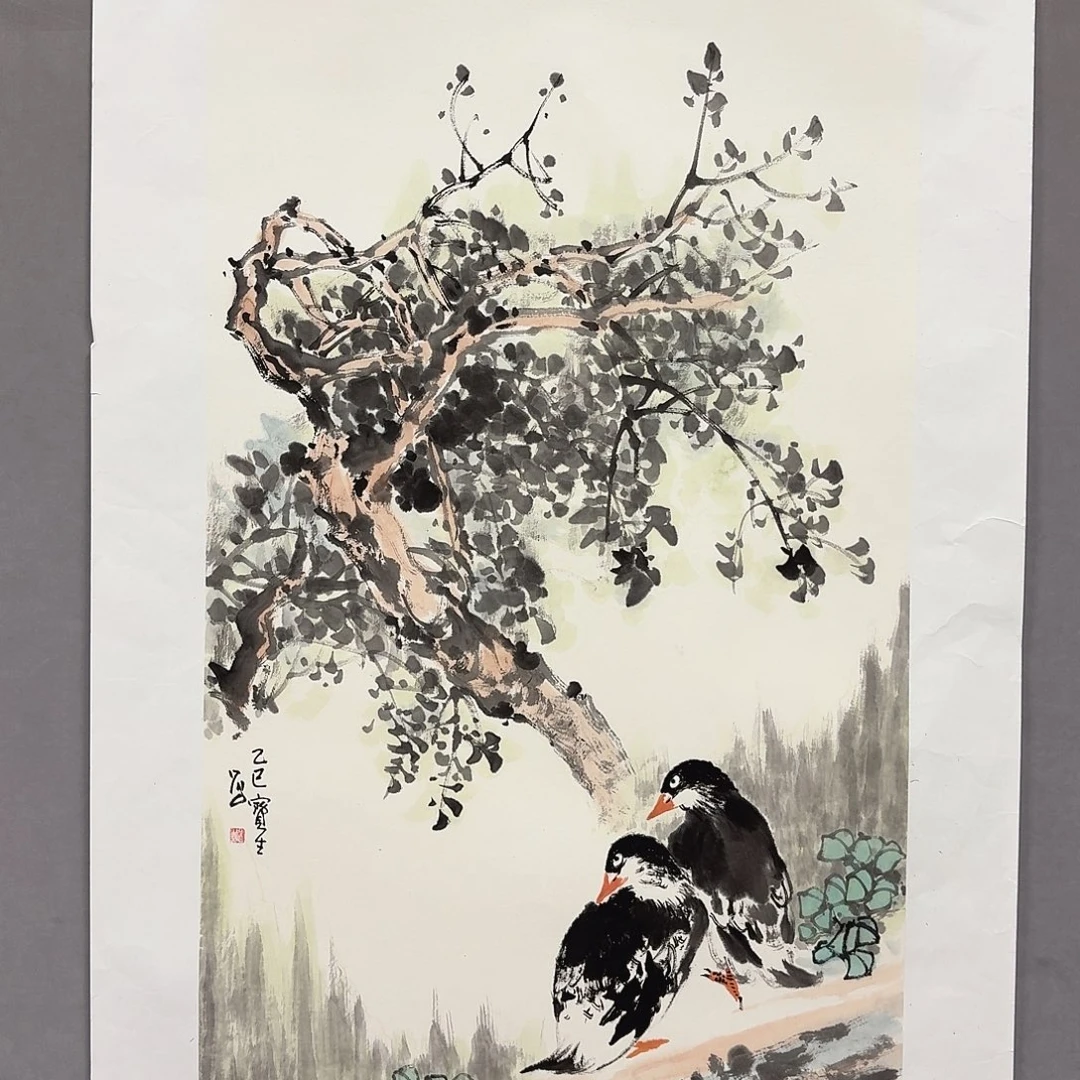 国画亲笔手绘放心去藏