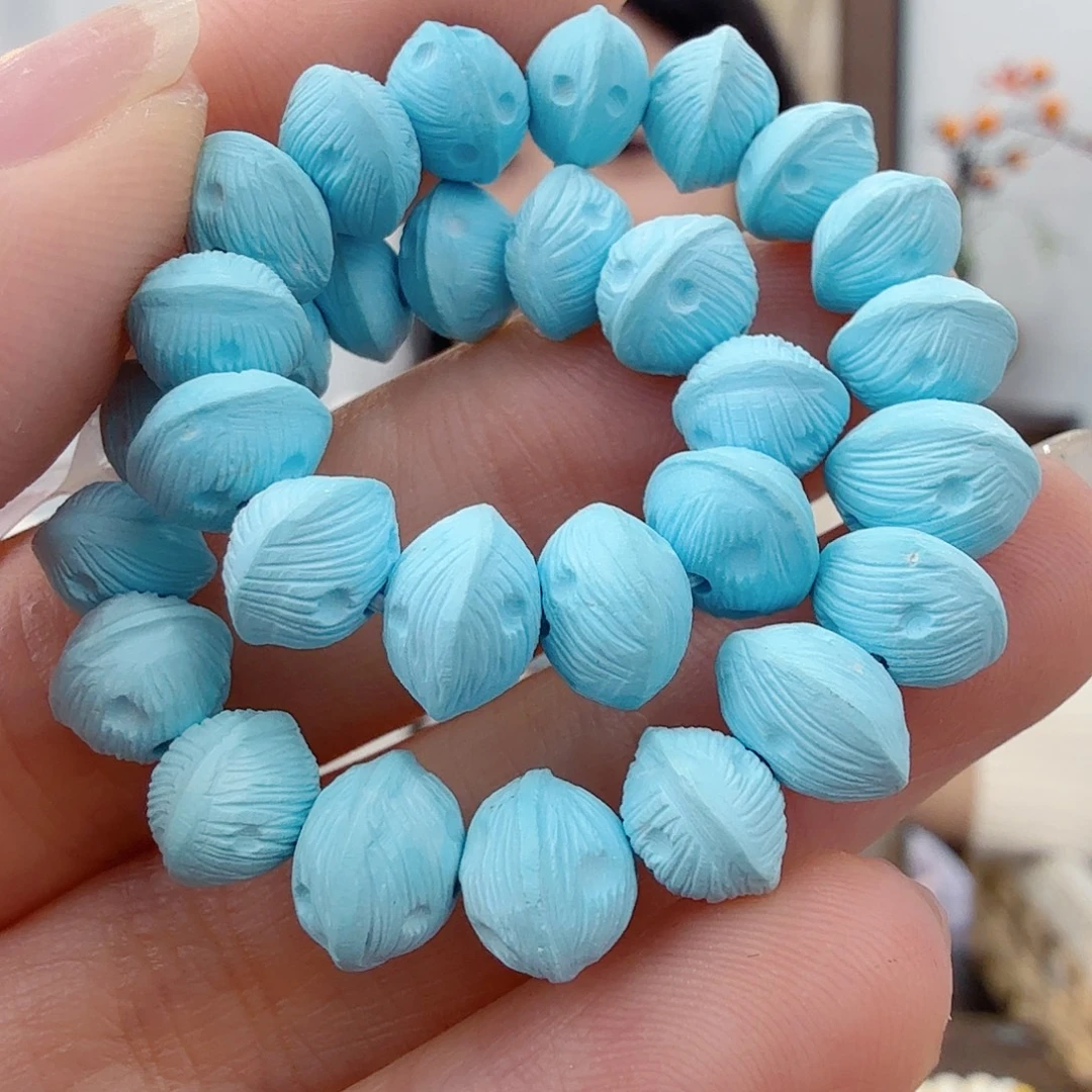 绿松石未镶嵌珠宝半成品