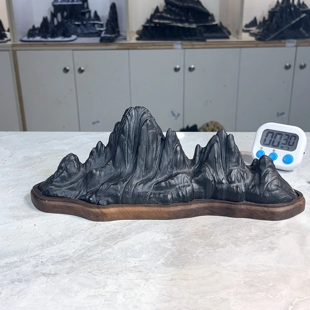 灵璧奇石博览会摆件黄*梨