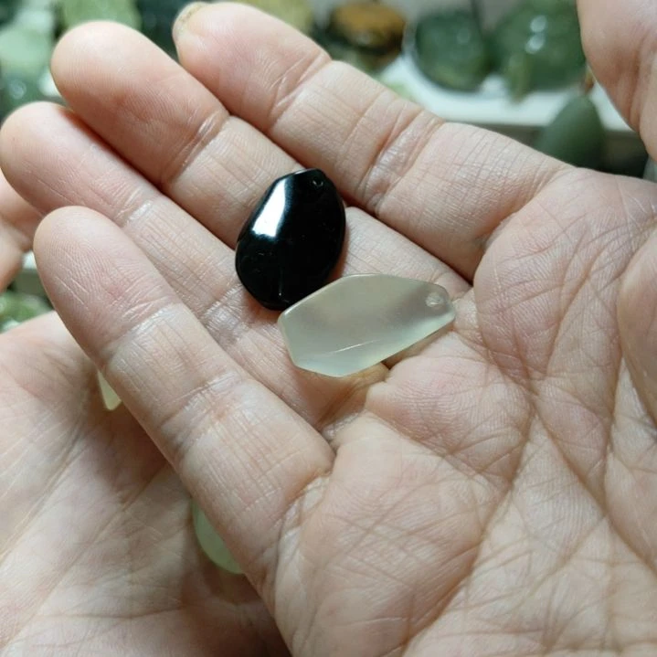 岫玉挂坠款式未镶嵌木**美