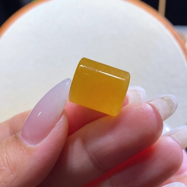 翡翠未镶嵌吊坠(不含链)翡翠满黄翡桶